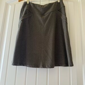 Prana Khaki/Green A-Line Skirt